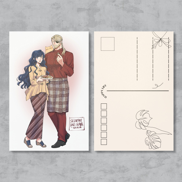 [FILWMEG] Will & Mary Traditional Attires - Postcard