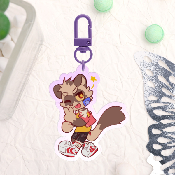 Shawn - Furry OCs Keychain by Marsh
