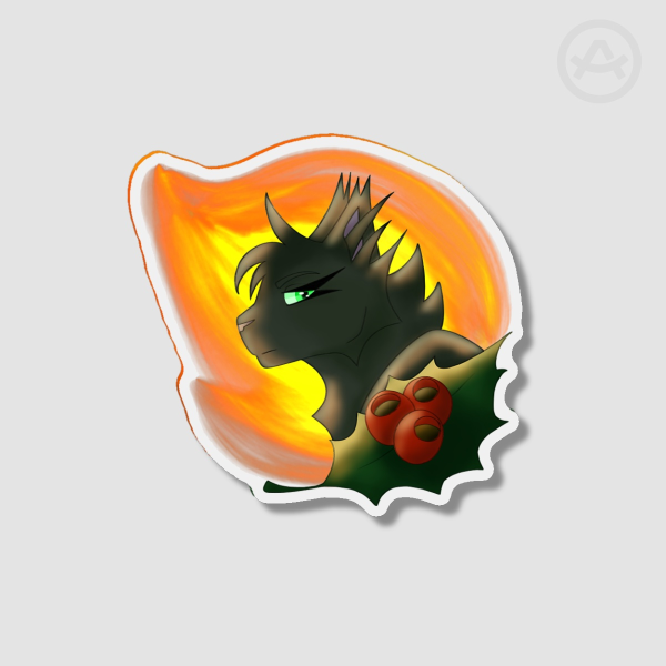 Hollyleaf Shaped Fridge Magnets - 2.36""(60mm)