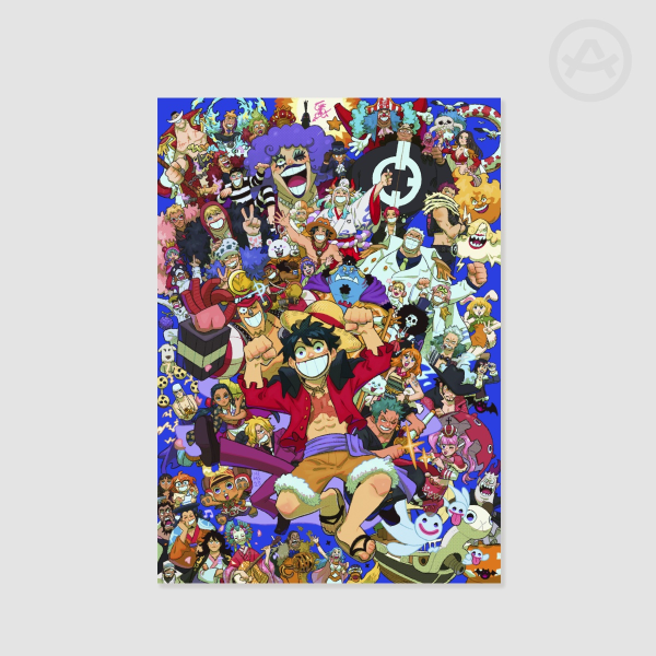 One Piece 28th Anniversary Print A4