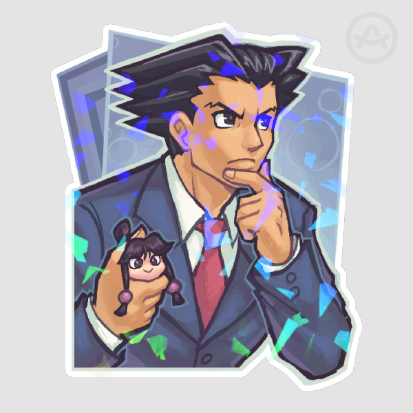 Nick and Maya Sticker