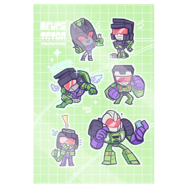 DEVASTATOR sticker set