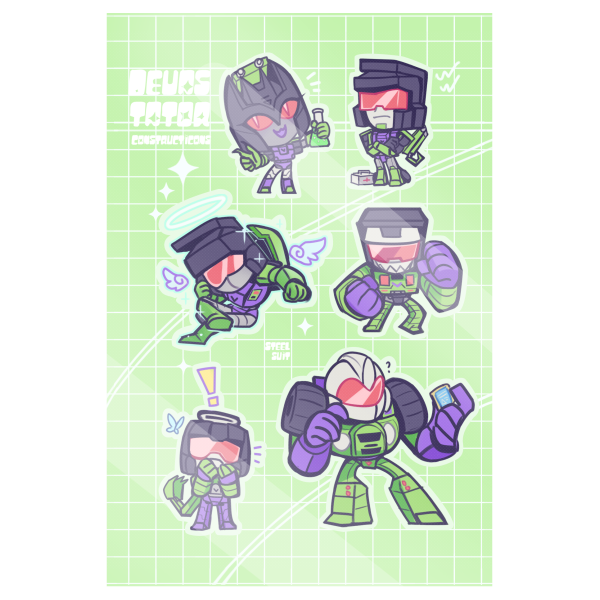 DEVASTATOR sticker set