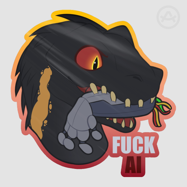 [JURASSIC WORLD] indoraptor anti ai Stickers