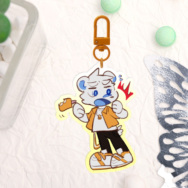 Marsh - Furry OCs Keychain by Marsh