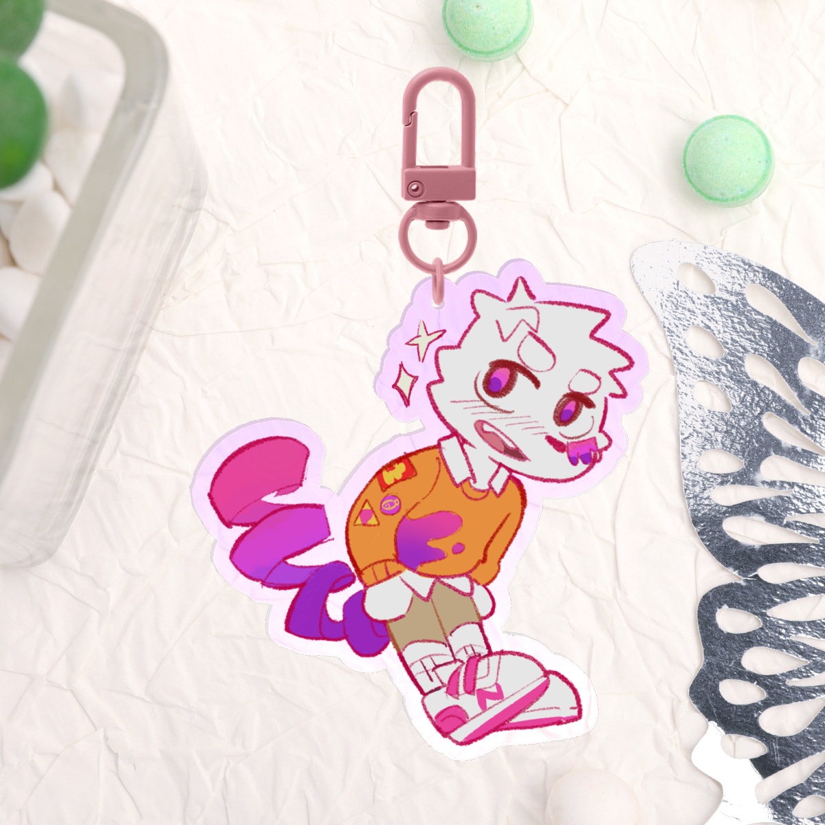 GaoGao - Furry OCs Keychain by Marsh