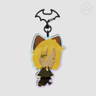 Topaz Rainbow Acrylic Keychain