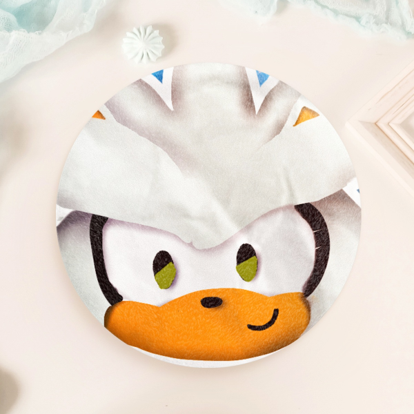 Silver The Hedgehog Plush Badges