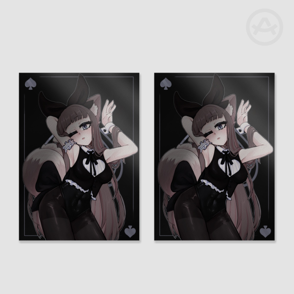 Bunny Mittens Holographic Photocards