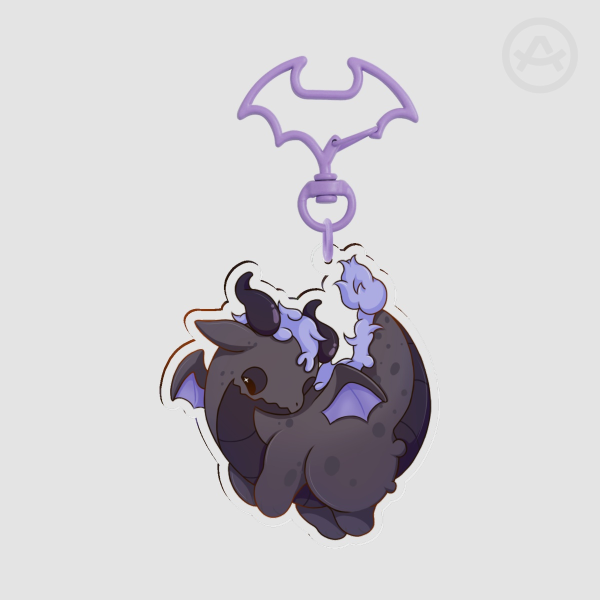 Jeff The Dragon Keychain