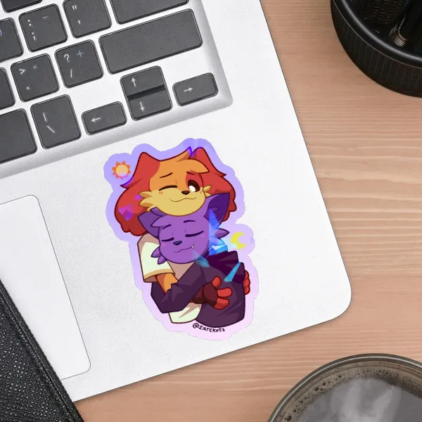 Dogday x Catnap // Colored Edge Die Cut Stickers