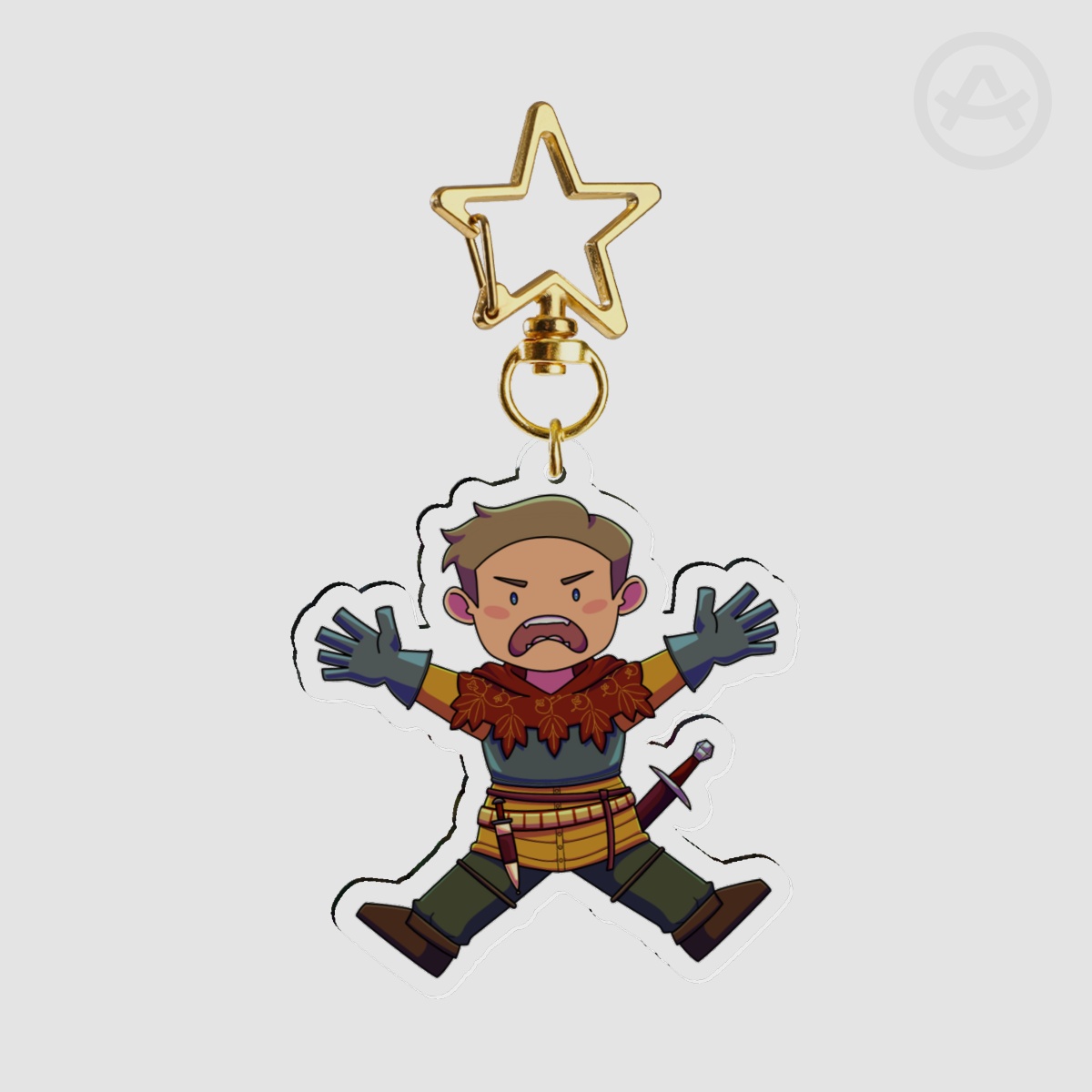 Hans Clear Acrylic Keychains