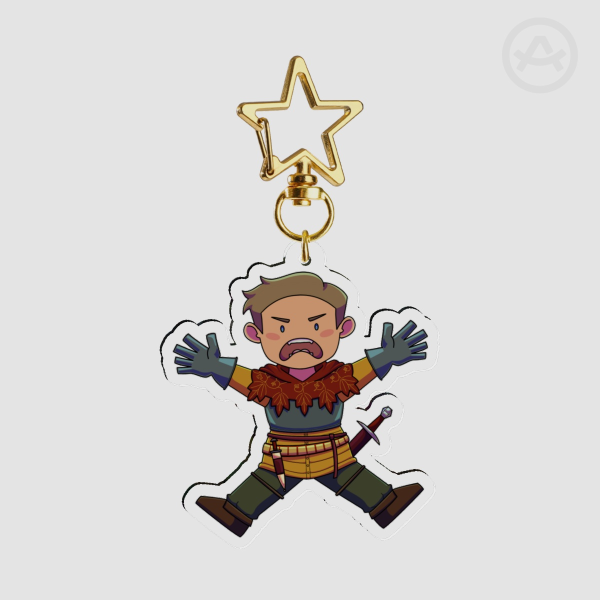 Hans Clear Acrylic Keychains