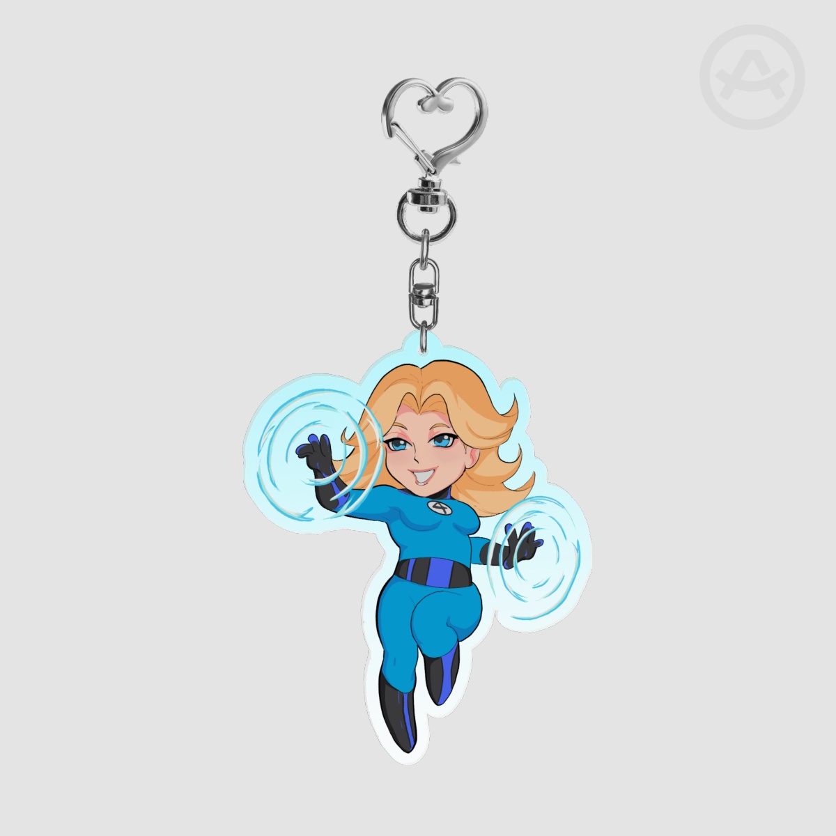 Invisible Woman Keychain