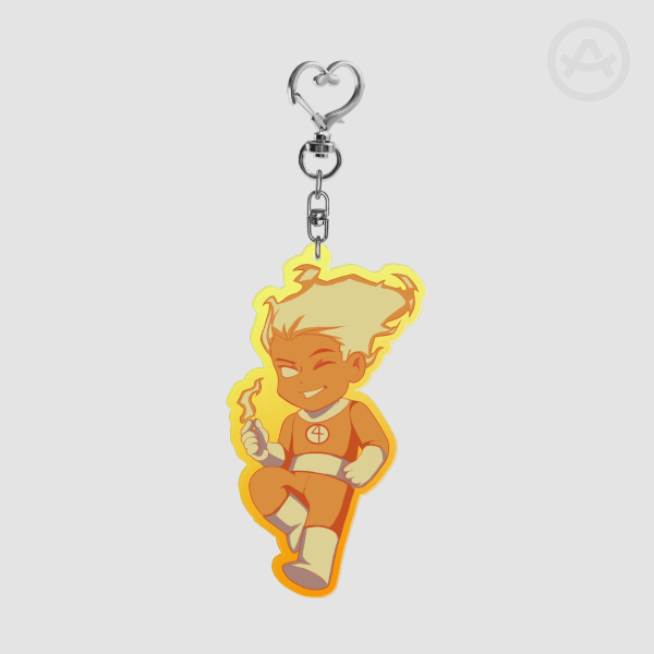 The Human Torch Keychain
