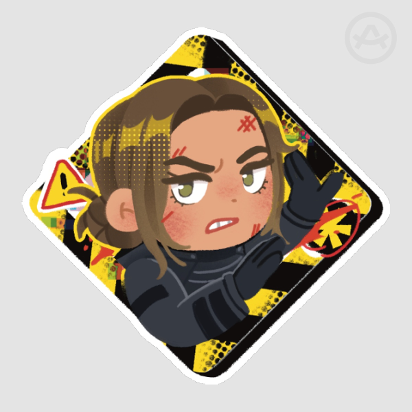 Ava Starr Thunderbolts Die Cut Stickers