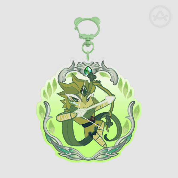 WIND ARCHER COOKIE — Colored Edge Acrylic Keychains