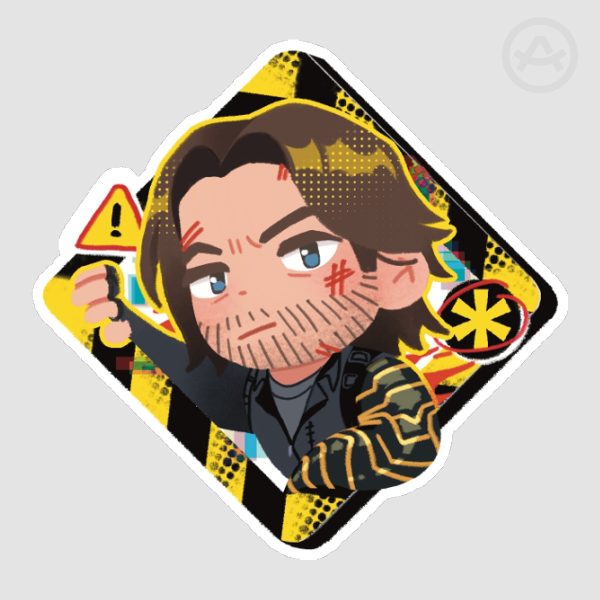 Bucky Barnes Thunderbolts Die Cut Stickers