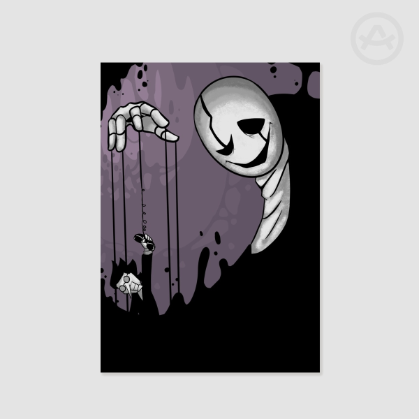 Gaster & Spamton Poster Print