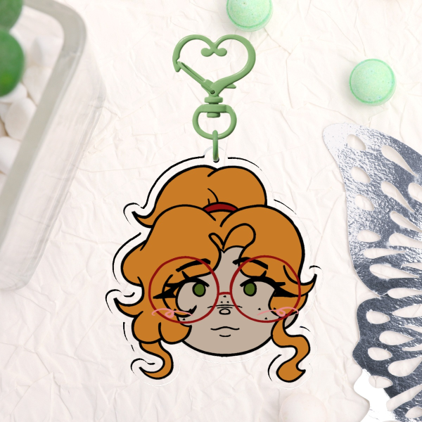 Deadlock - Paige Head Keychain