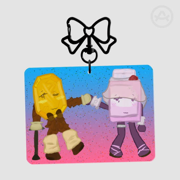 PaintPaz Multicolor Acrylic Keychain