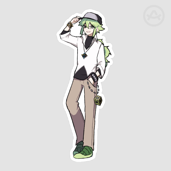 N Pokemon Die Cut Sticker