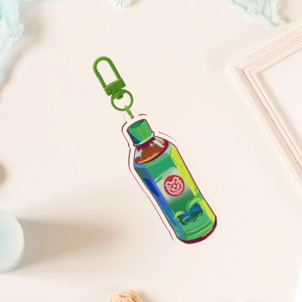 Green Tea Keychain