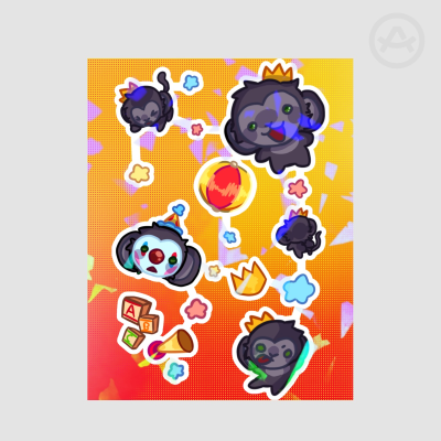 Elliott sticker sheet