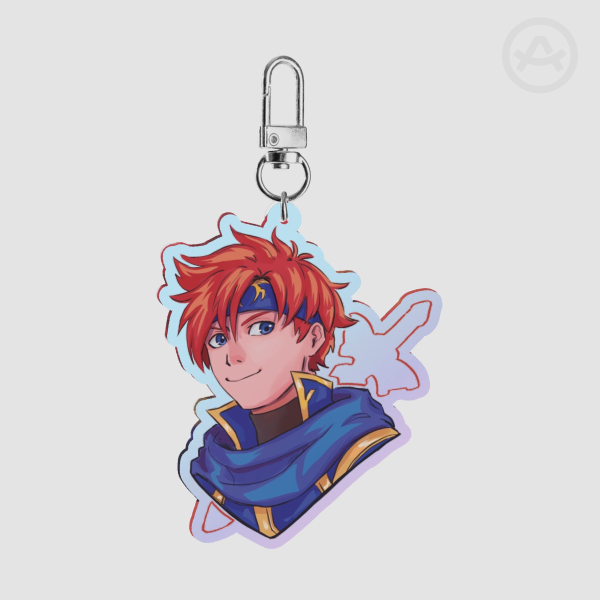 Roy Rainbow Acrylic Keychain