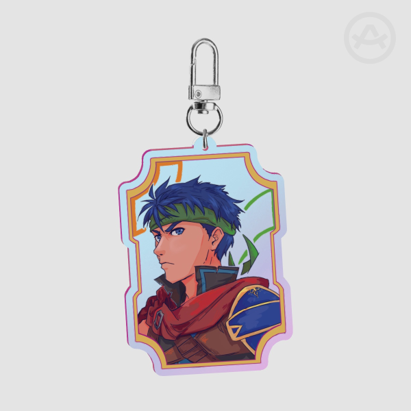 Ike (RD) Rainbow Acrylic Keychain