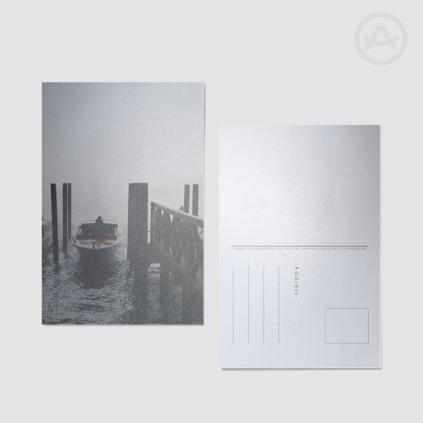 Postcards Venice with Fog