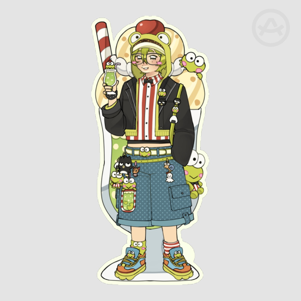 [ Sanrio ] Keroppi Sticker - Fullbody