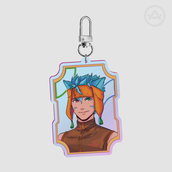 Ranulf Rainbow Acrylic Keychain