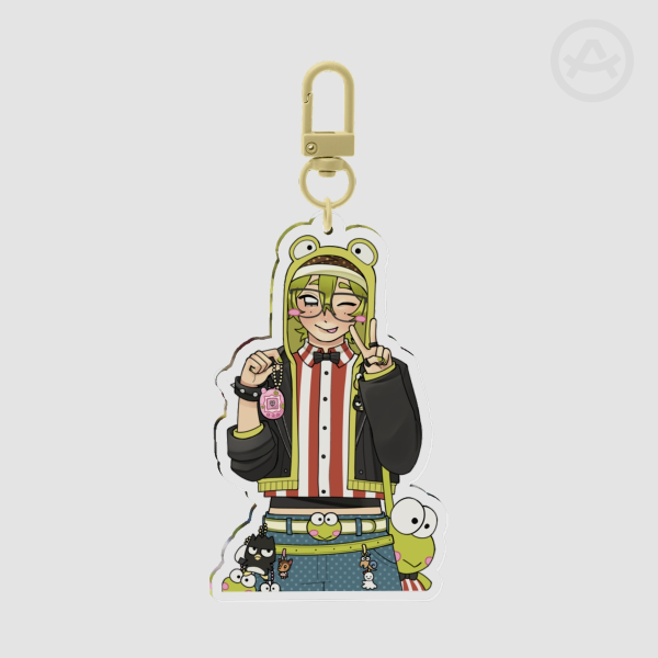 [ Sanrio ] Keroppi Acrylic Keychain - Halfbody