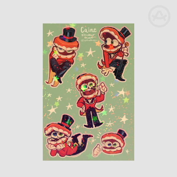 (Sparkly) Caine Sticker Sheet
