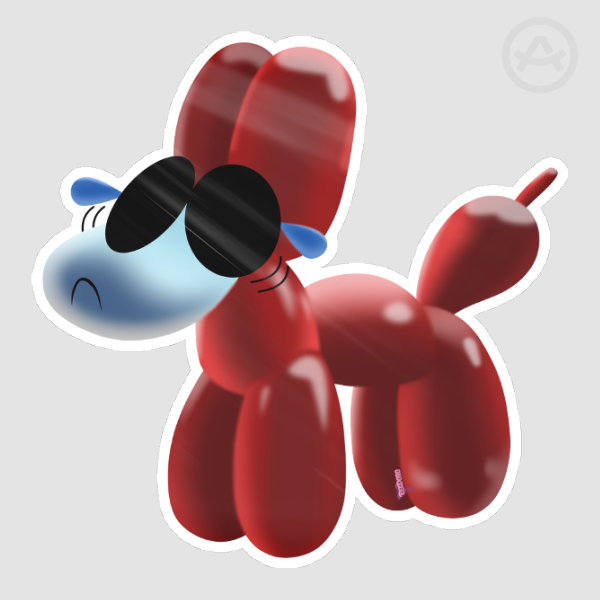 [TADC] Balloon Animal Gangle Sticker