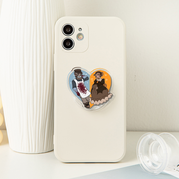 Bloody Delights - Gavert and Charlotte-Marie || Ship Phone Charm
