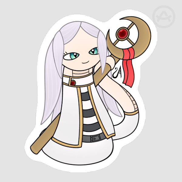 Frieren Snake Sticker
