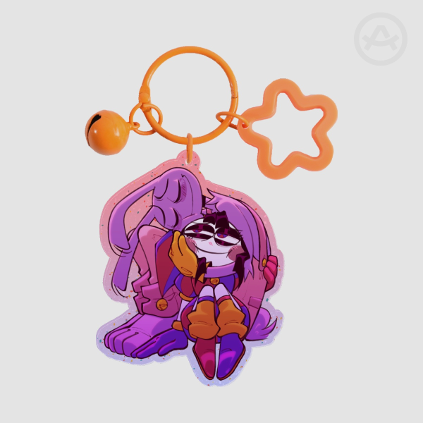 FunnyBunny Colored Acrylic Keychain