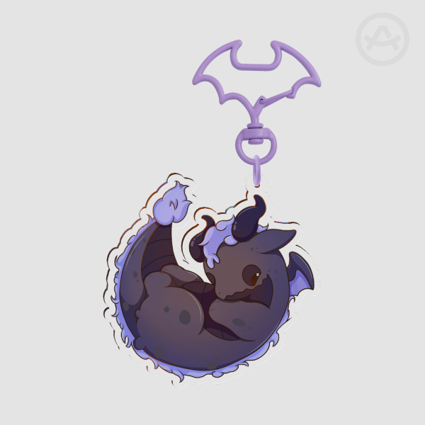 Jeff The Dragon V3 Keychain