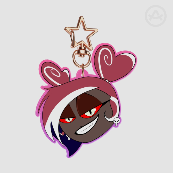 Charming Velvette Acrylic Keychain