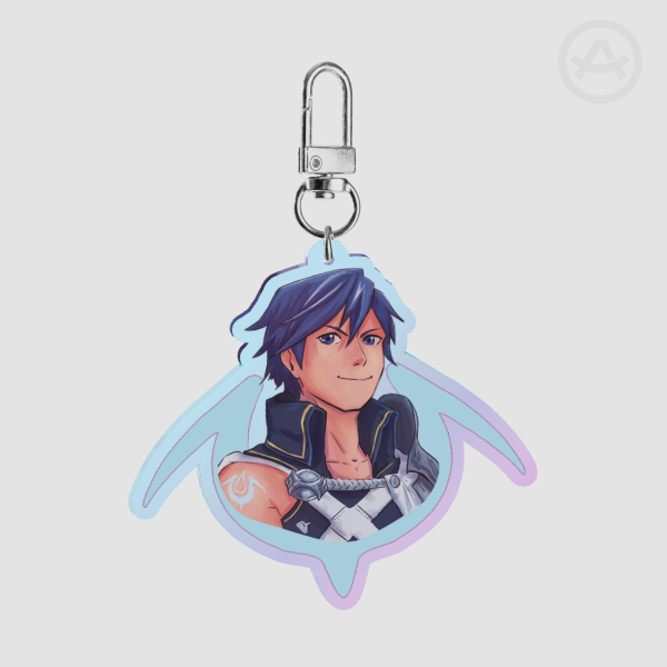 Chrom Rainbow Acrylic Keychain