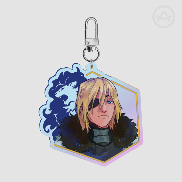 Dimitri Rainbow Acrylic Keychains