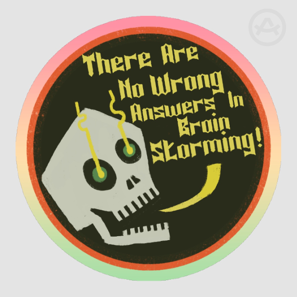 Brainstorming Sticker