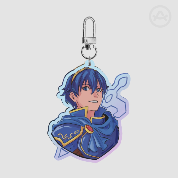 Marth Rainbow Acrylic Keychain
