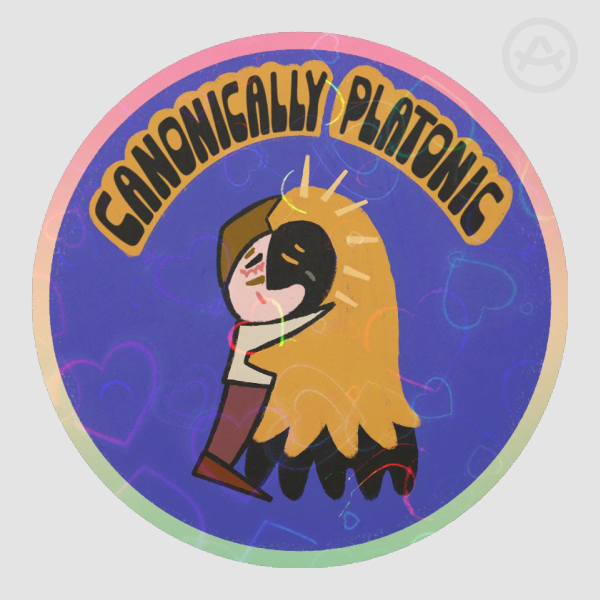 Canonically Platonic Sticker holo
