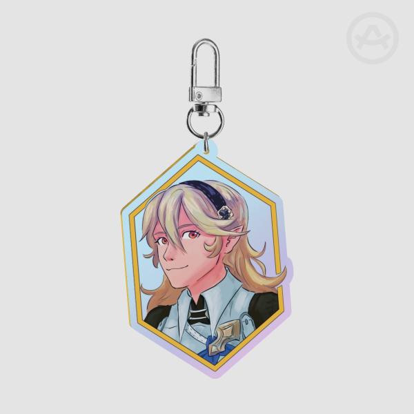 F!Corrin Rainbow Acrylic Keychain