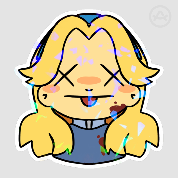 Colored Edge Die Cut Stickers