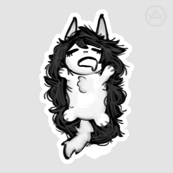 Jade Sleeping Sticker