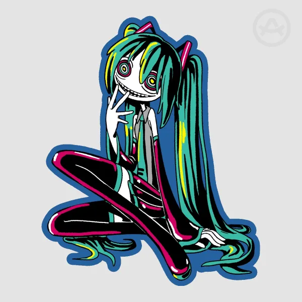 Hatsune Creepu Sticker